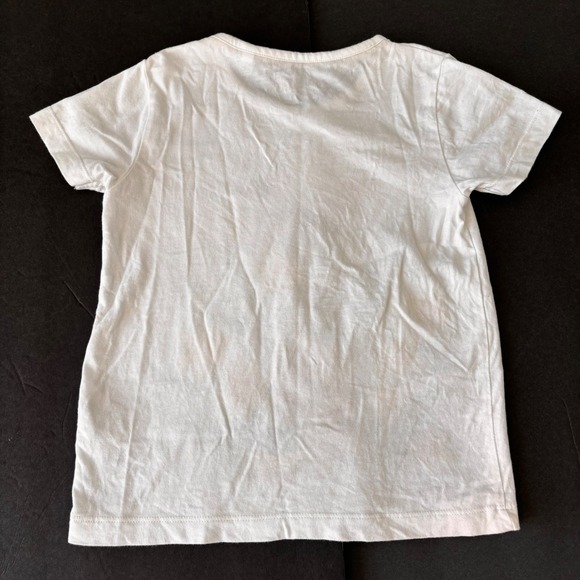 Mini Boden Girls White Embroidered Bunny Rabbit Bird T-Shirt 5-6Y Crewel - Picture 6 of 8